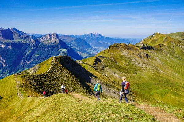 Stoos Hiking The Ridge Trail From Klingenstock To Fronalpstock Our