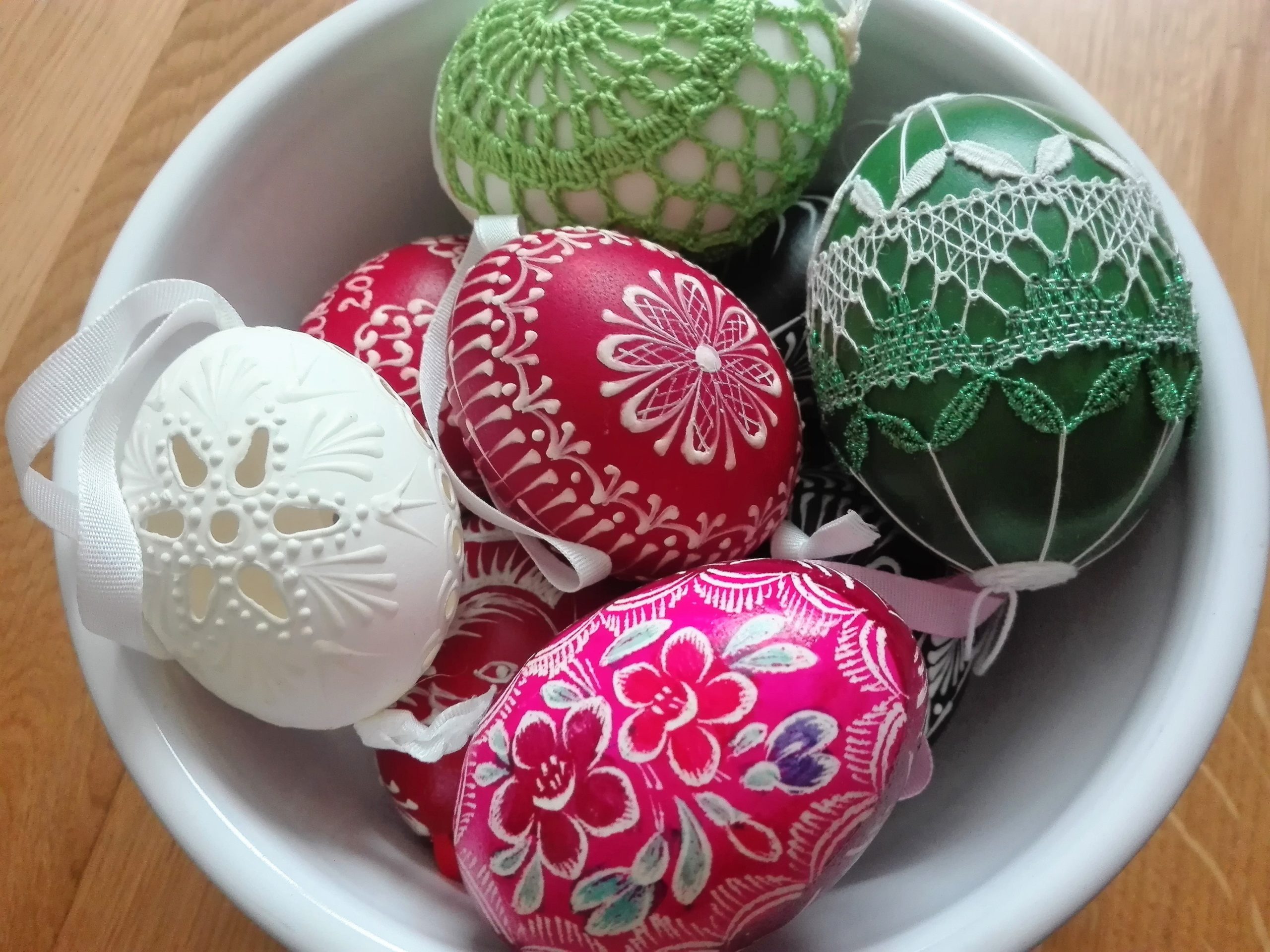 My collection of decorated Easter Eggs - Our Swiss experience