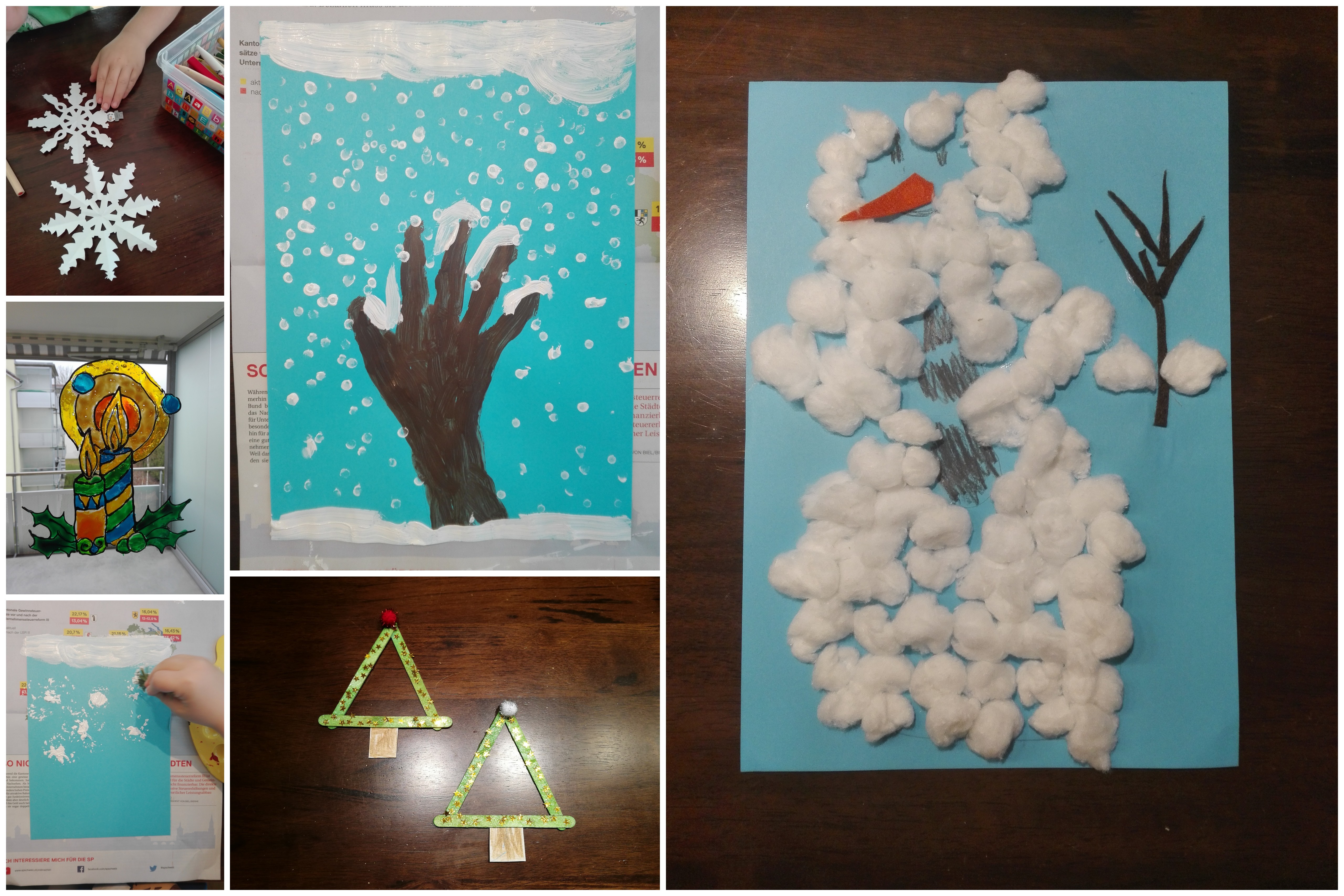 5 Easy Winter Kids Crafts Ideas Our Swiss Experience