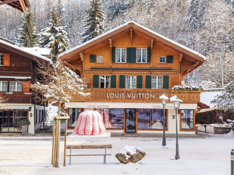 New Louis Vuitton Boutique in Gstaad